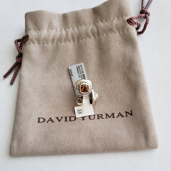 David Yurman Jewelry - David Yurman Petite Citrine Cush Cookie Studs 5mm